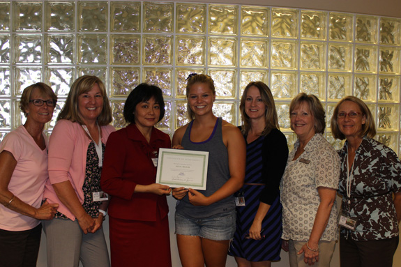 2013 Scholarship Recipients Alyse Miller Colorado