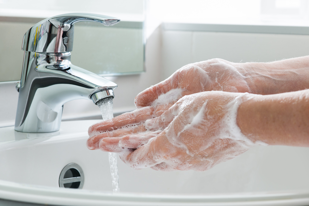 asthma wash hands