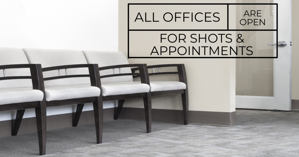 Appointments during COVID-19